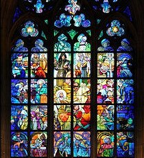 Alphonse Mucha. St. Vitus Cathedral, Prague, early 1930s.