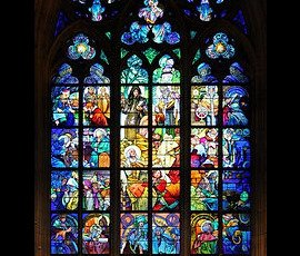 Alphonse Mucha. St. Vitus Cathedral, Prague, early 1930s.
